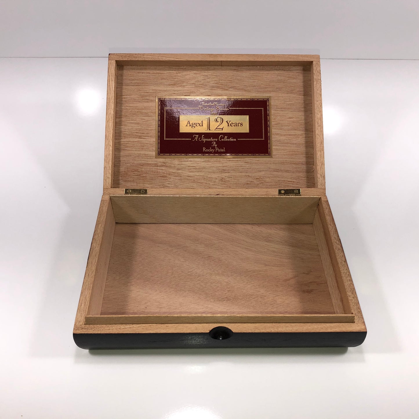 Rocky Patel Sixty 1990 Empty Wooden Cigar Box 10.5x7.25x2.25