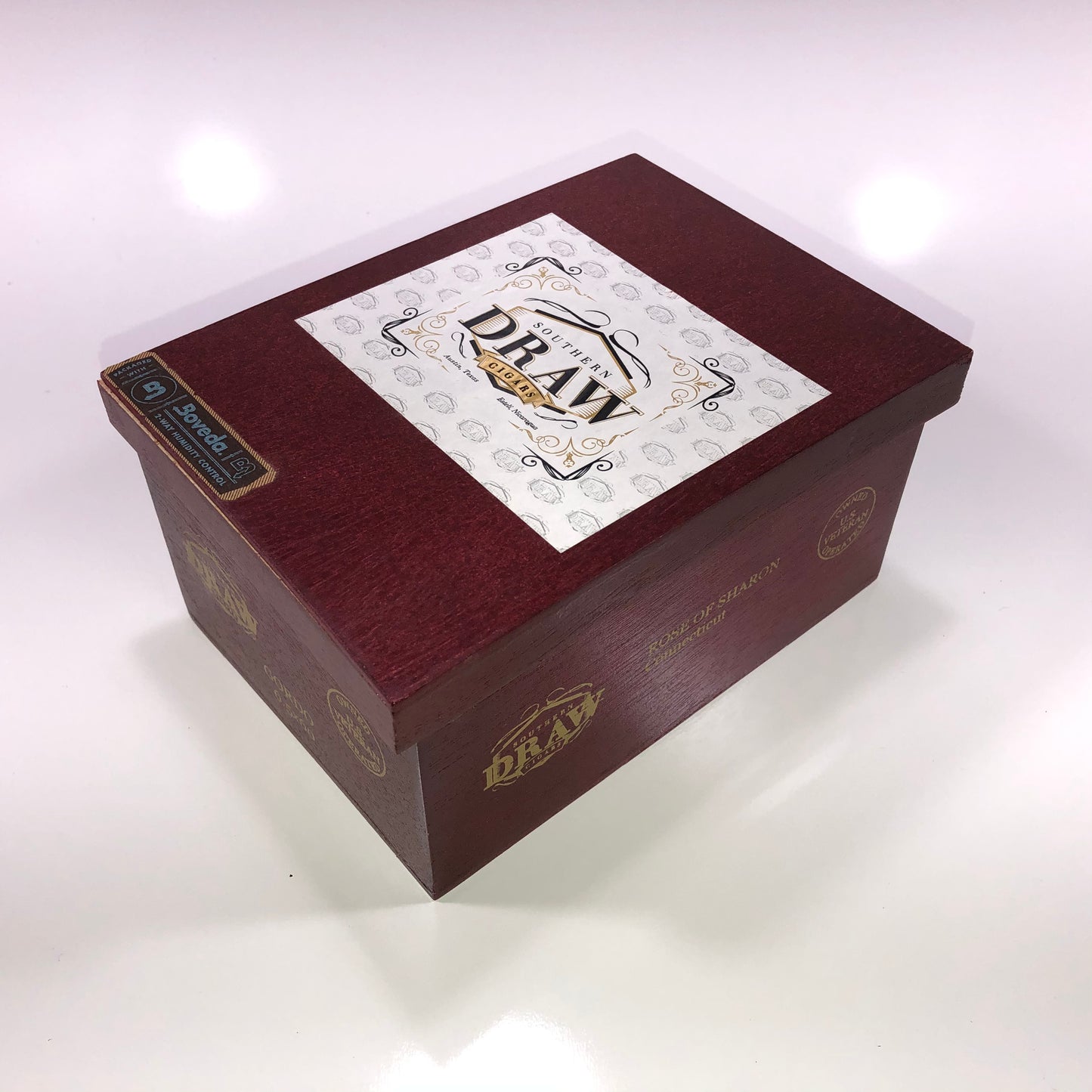 Southern Draw Gordo Empty Wooden Cigar Box 5.5x7.25x3.5