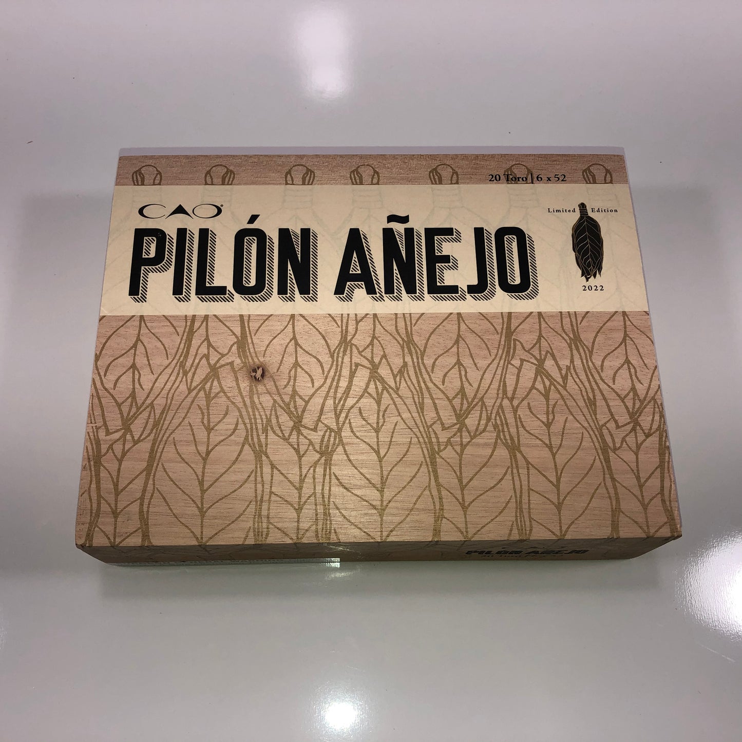 Cao Pilon Anejo Toro Empty Wooden Cigar Box 9x7x2.25