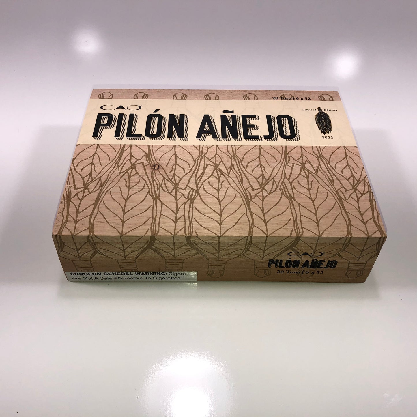 Cao Pilon Anejo Toro Empty Wooden Cigar Box 9x7x2.25