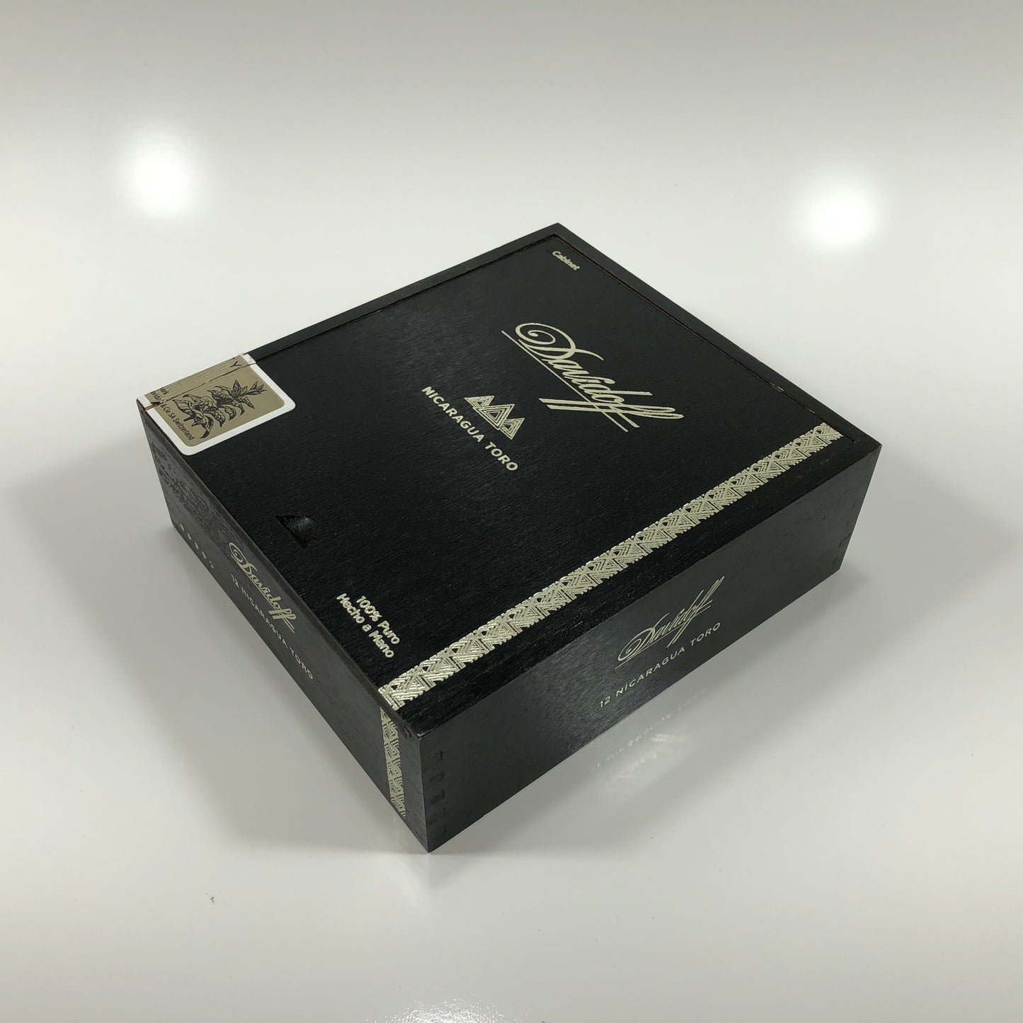 Davidoff Nicaragua Toro Empty Wooden Cigar Box 5.5x6.25x2