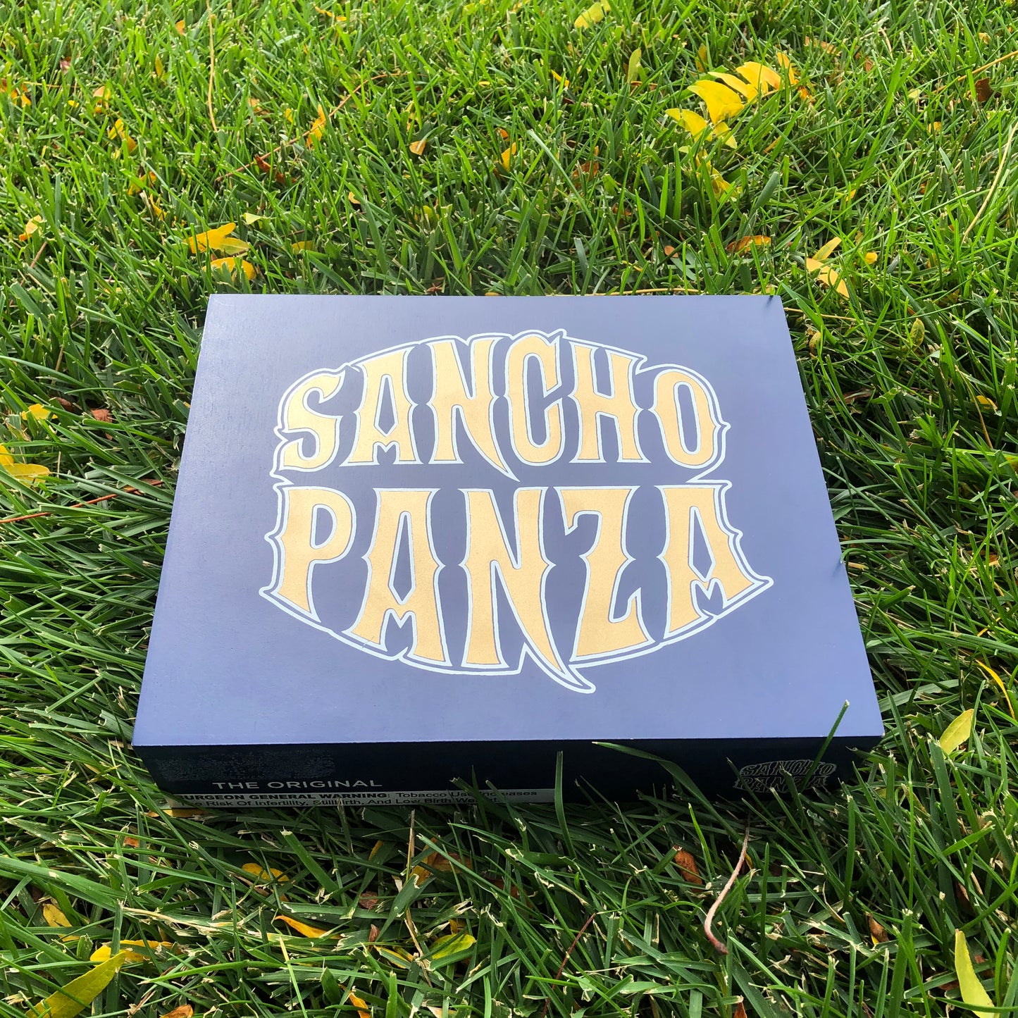 Sancho Panza Original Toro Empty Wooden Cigar Box 9.25x7.75x2.25