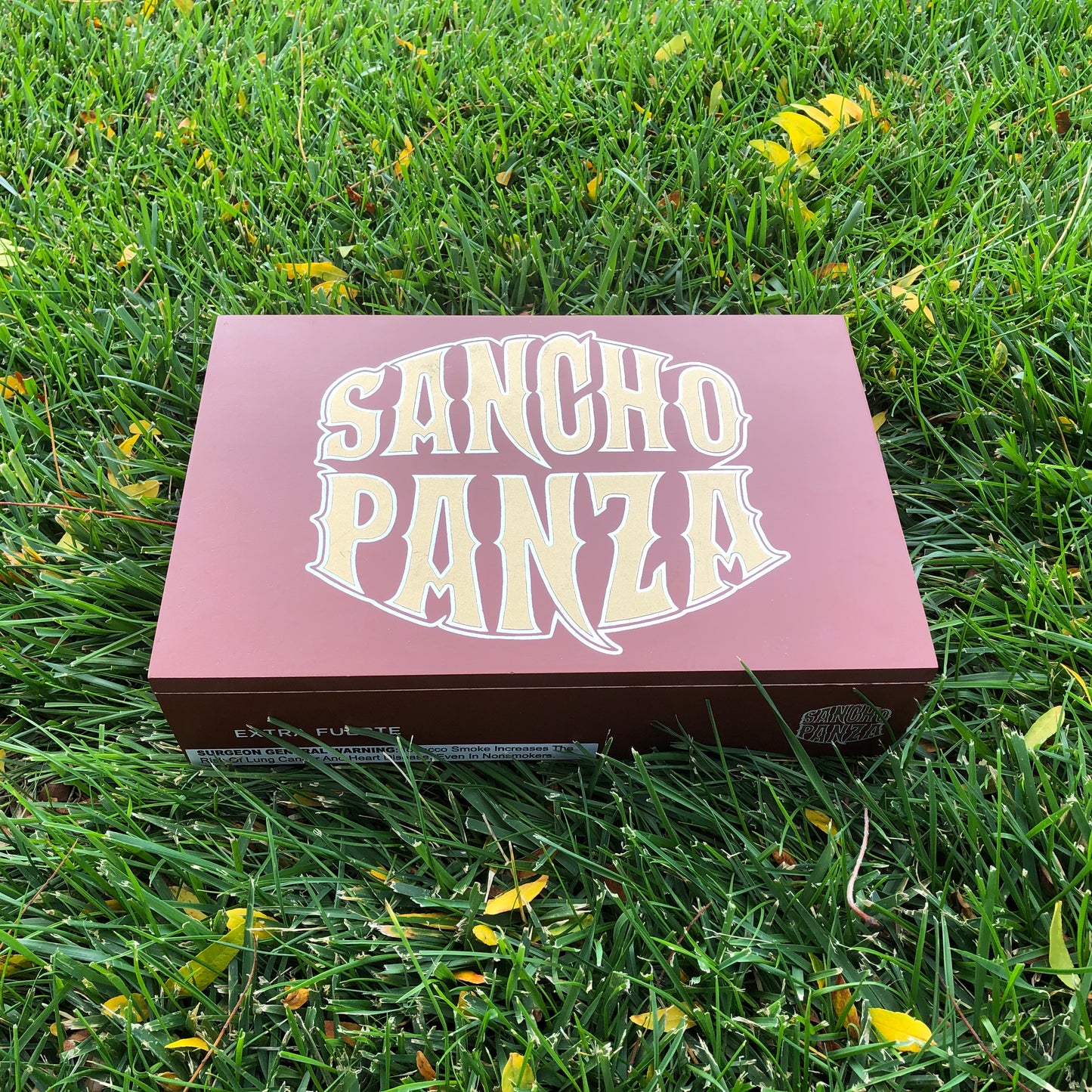 Sancho Panza Extra Fuerte Gigante Empty Wooden Cigar Box 10.5x7x2.5