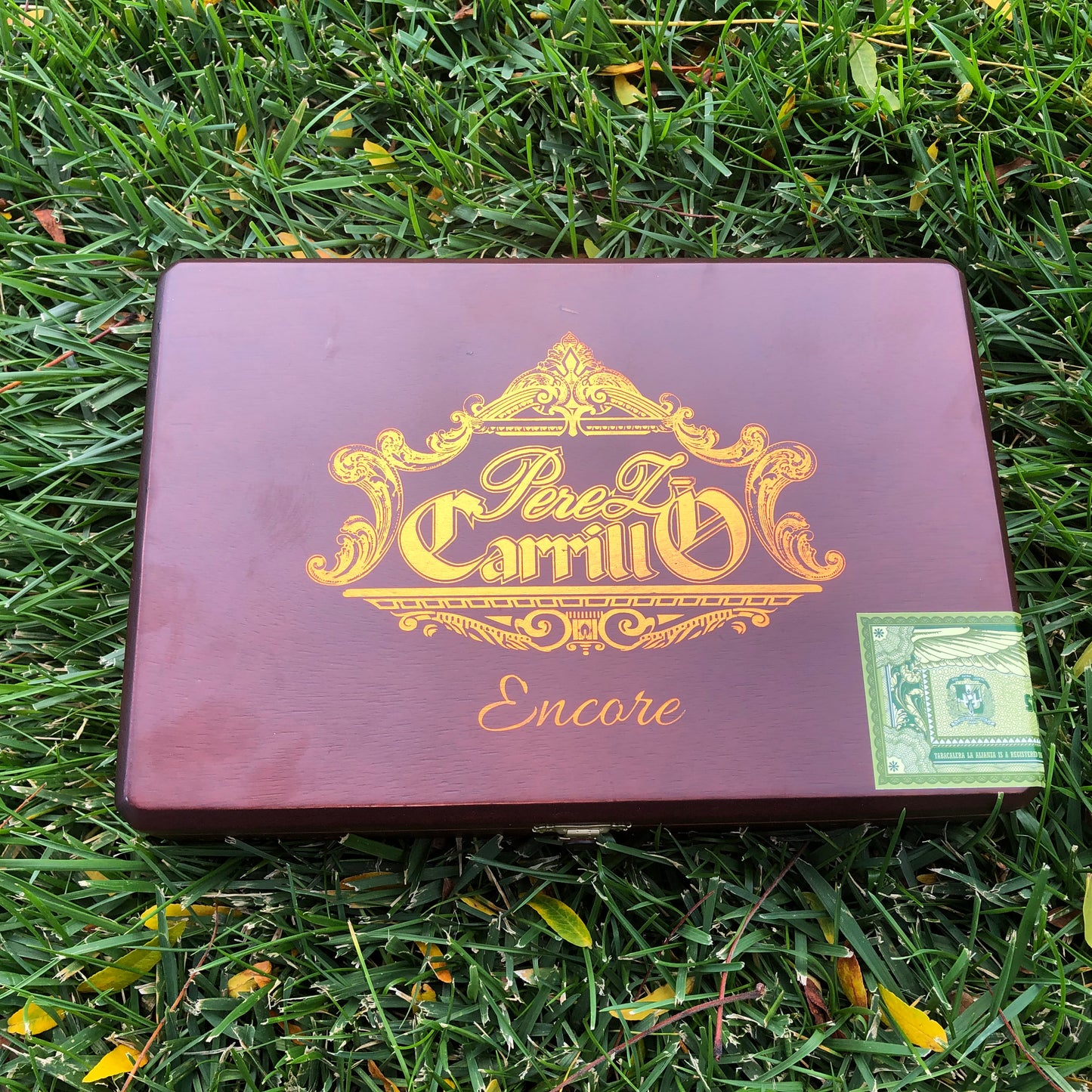 Ep Carrillo Encore Majestic Empty Wooden Cigar Box 9.75x6.5x2