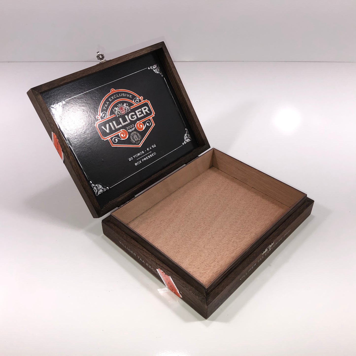 Villiger Exclusivo 2022 Empty Wooden Cigar Box 9x7x2