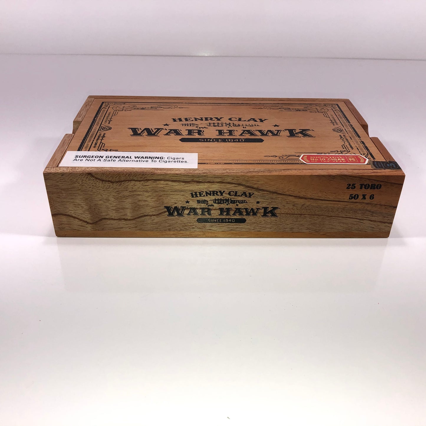 Henry Clay War Hawk Corona Empty Wooden Cigar Box 10x6x2.25