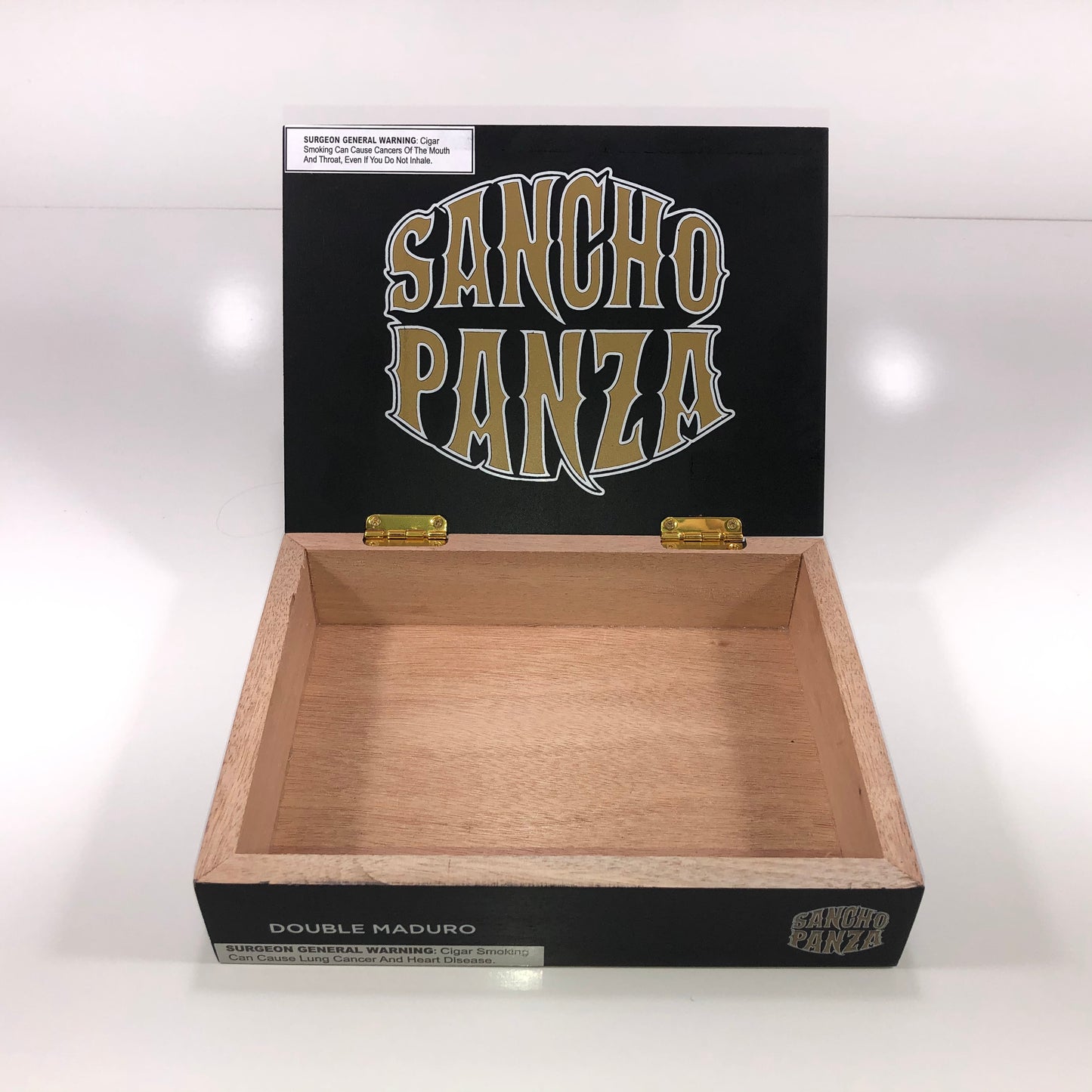 Sancho Panza Maduro Toro Empty Wooden Cigar Box 9.25x7x2.25