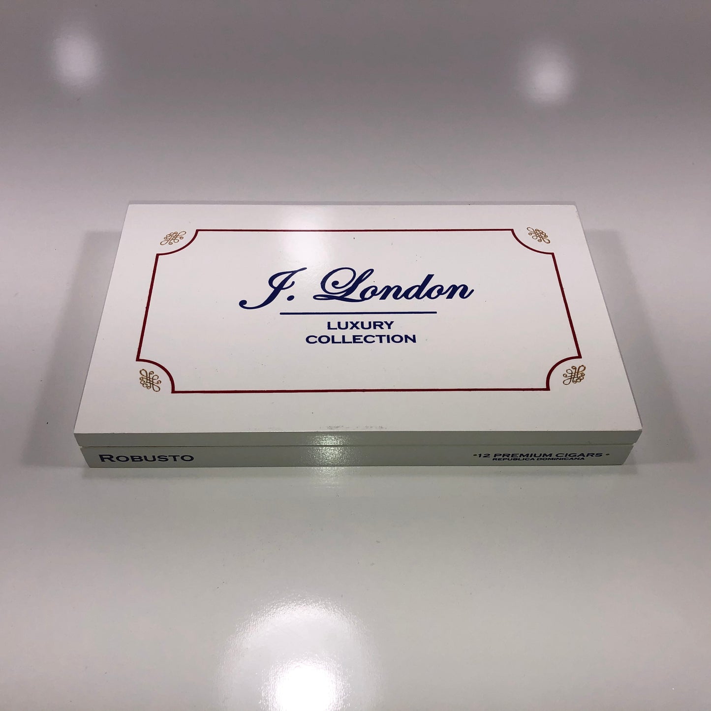 J London Luxury Collection Robusto Empty Wooden Cigar Box 10x6x1.25