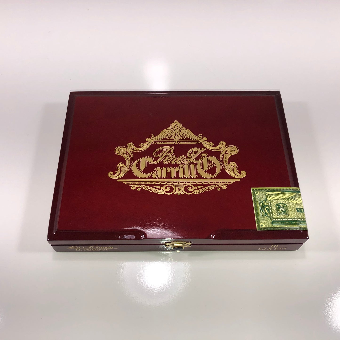 Ep Carrillo La Historia El Senador Empty Wooden Cigar Box 10x7.5x1.5