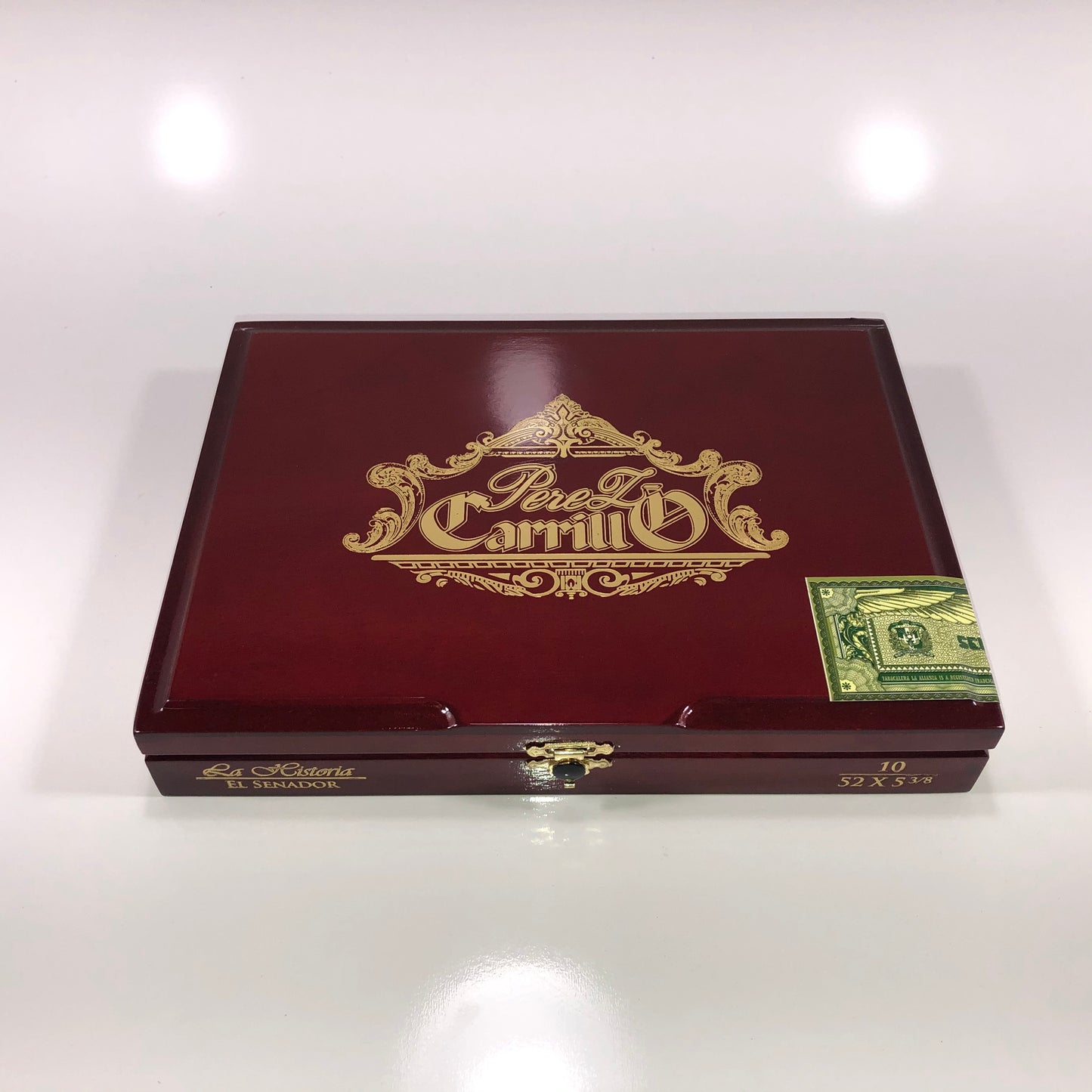 Ep Carrillo La Historia El Senador Empty Wooden Cigar Box 10x7.5x1.5