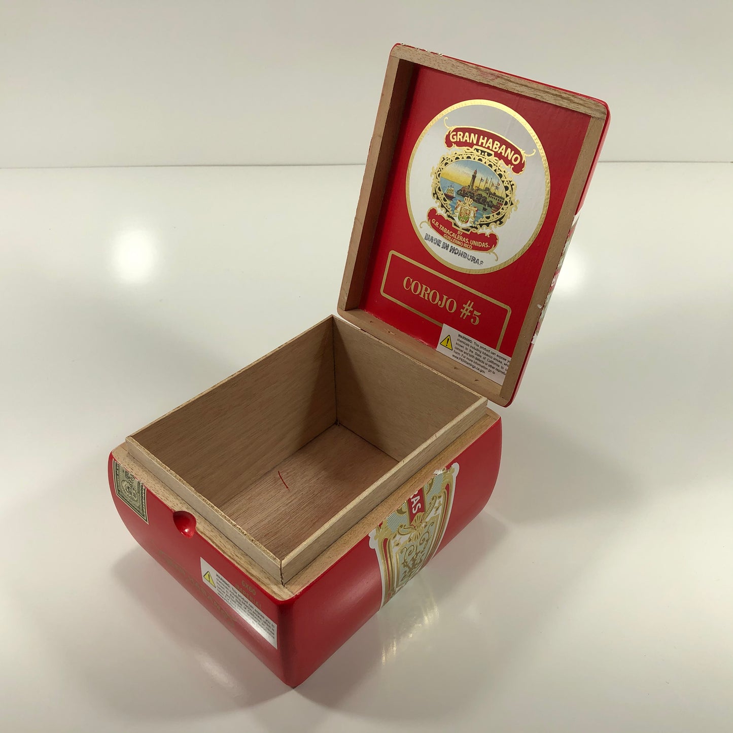 Gran Hab Imperiales 2021 Empty Wooden Cigar Box 6x7x4