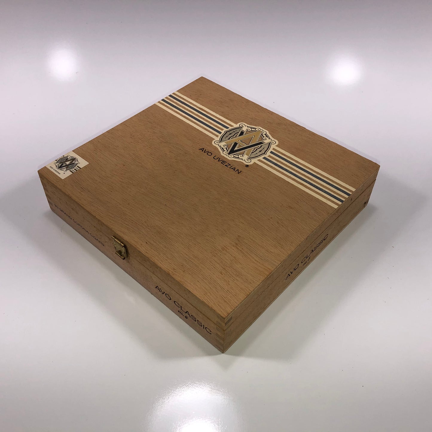 Avo Classic Corona Empty Wooden Cigar Box 8.25x8x2