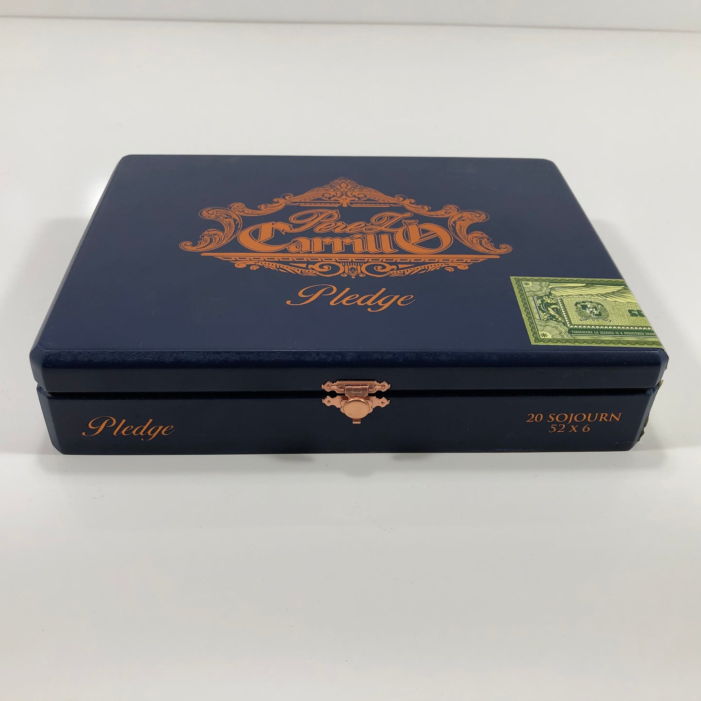 Ep Carrillo Pledge Sojourn Empty Wooden Cigar Box 9.5x7x2