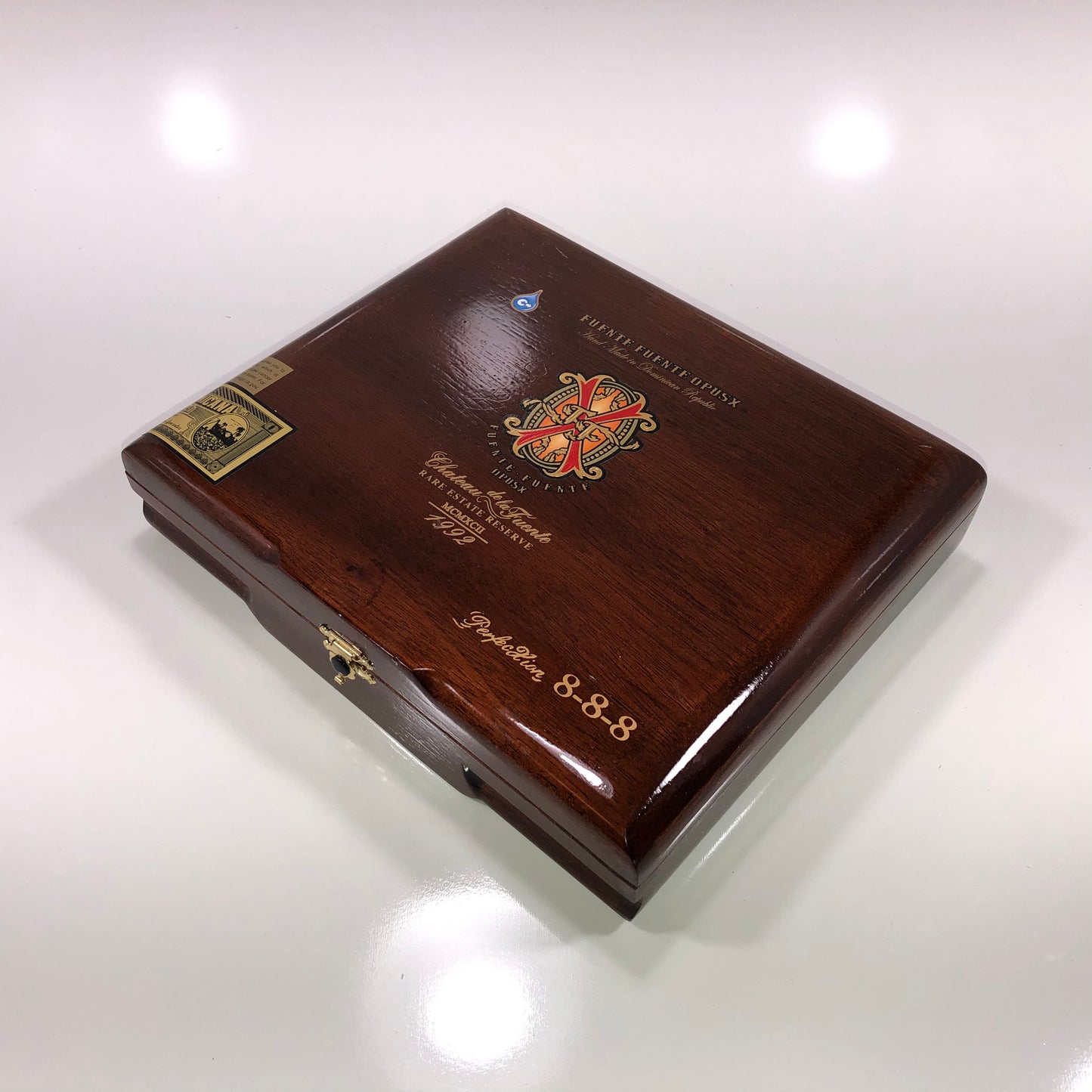 Arturo Fuente Opus X Perfection 888 Empty Wooden Cigar Box 9.5x8x2
