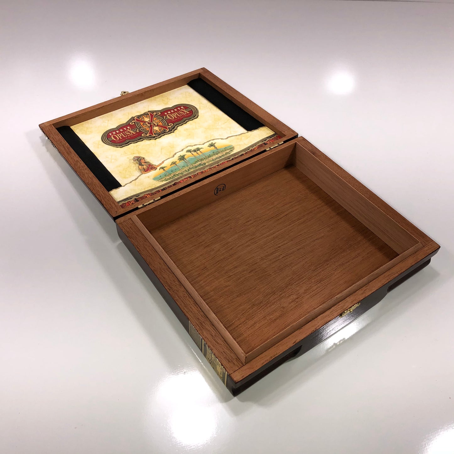 Arturo Fuente Opus X Perfection 888 Empty Wooden Cigar Box 9.5x8x2