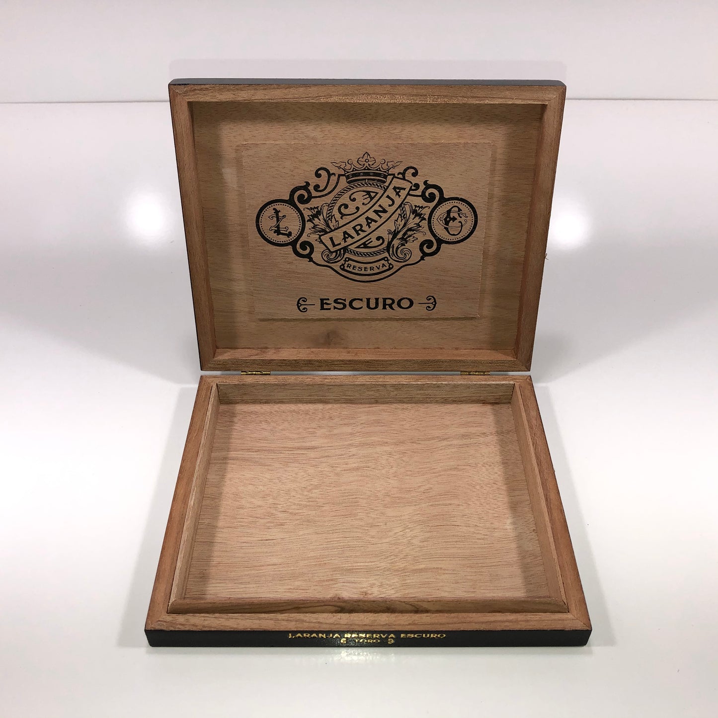 Espinosa Laranja Escuro Toro Empty Wooden Cigar Box 8.5x7.25x1.25