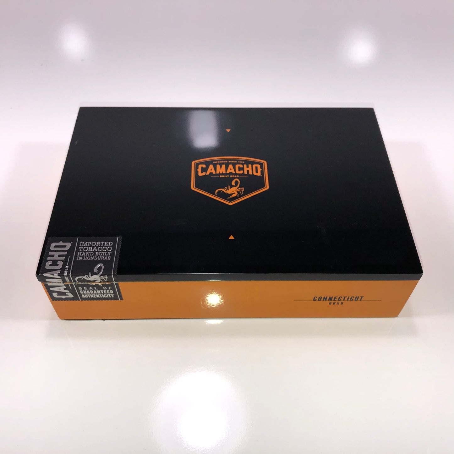 Camacho Connecticut Gordo Empty Wooden Cigar Box 10.25x6.75x2.5