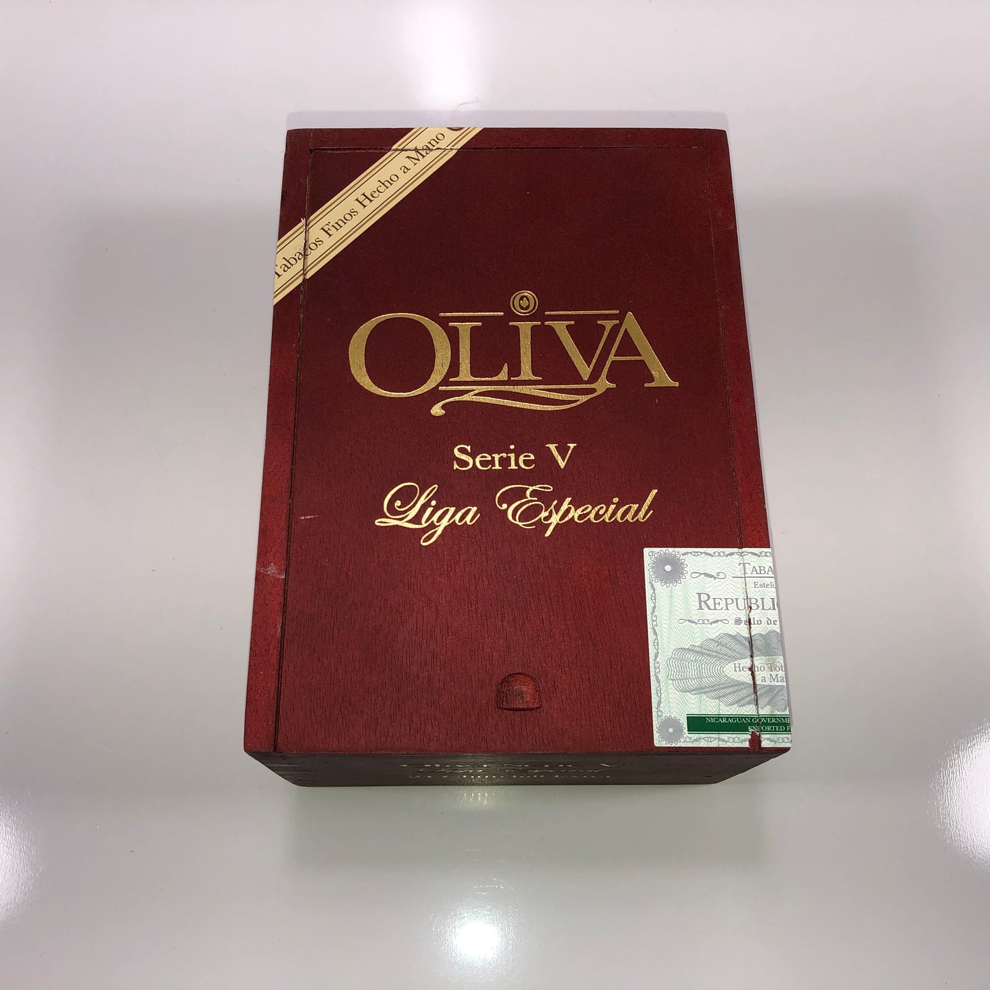 Oliva Serie V Churchill Empty Wooden Cigar Box 5.5x7.75x3.5