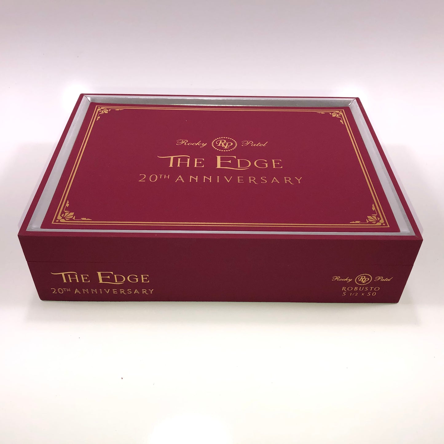 Rocky Patel Edge 20th Robusto Empty Wooden Cigar Box 9x6.75x2.25