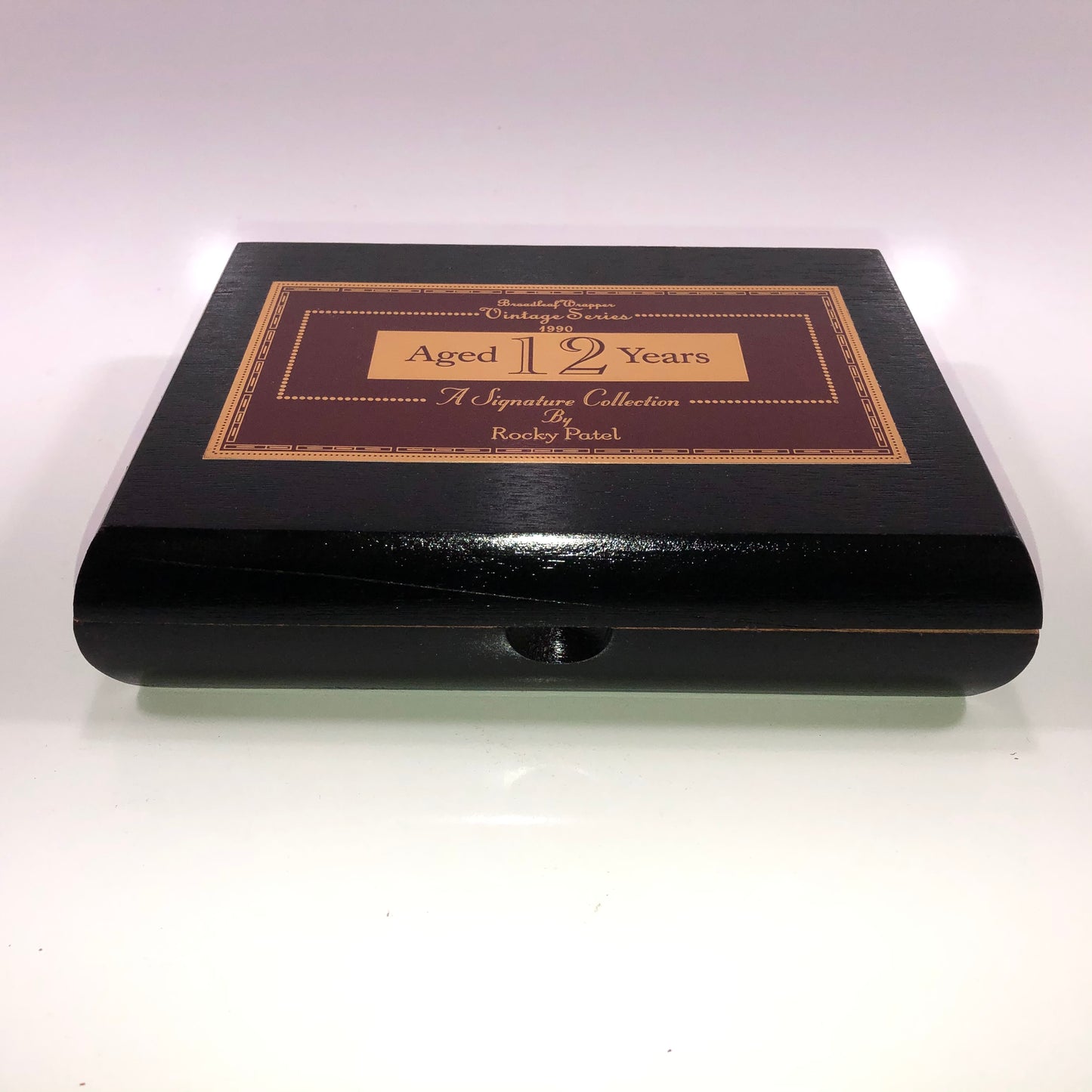 Rocky Patel 1990 Petite Corona Empty Wooden Cigar Box 7.5x5.75x1.75