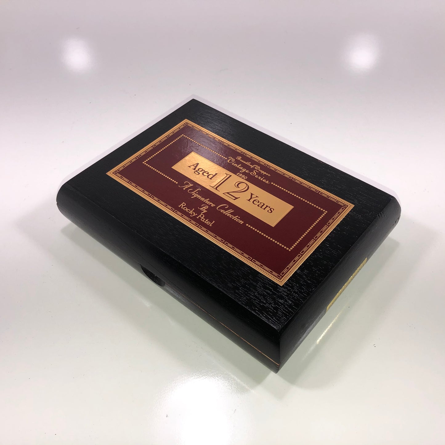 Rocky Patel 1990 Petite Corona Empty Wooden Cigar Box 7.5x5.75x1.75