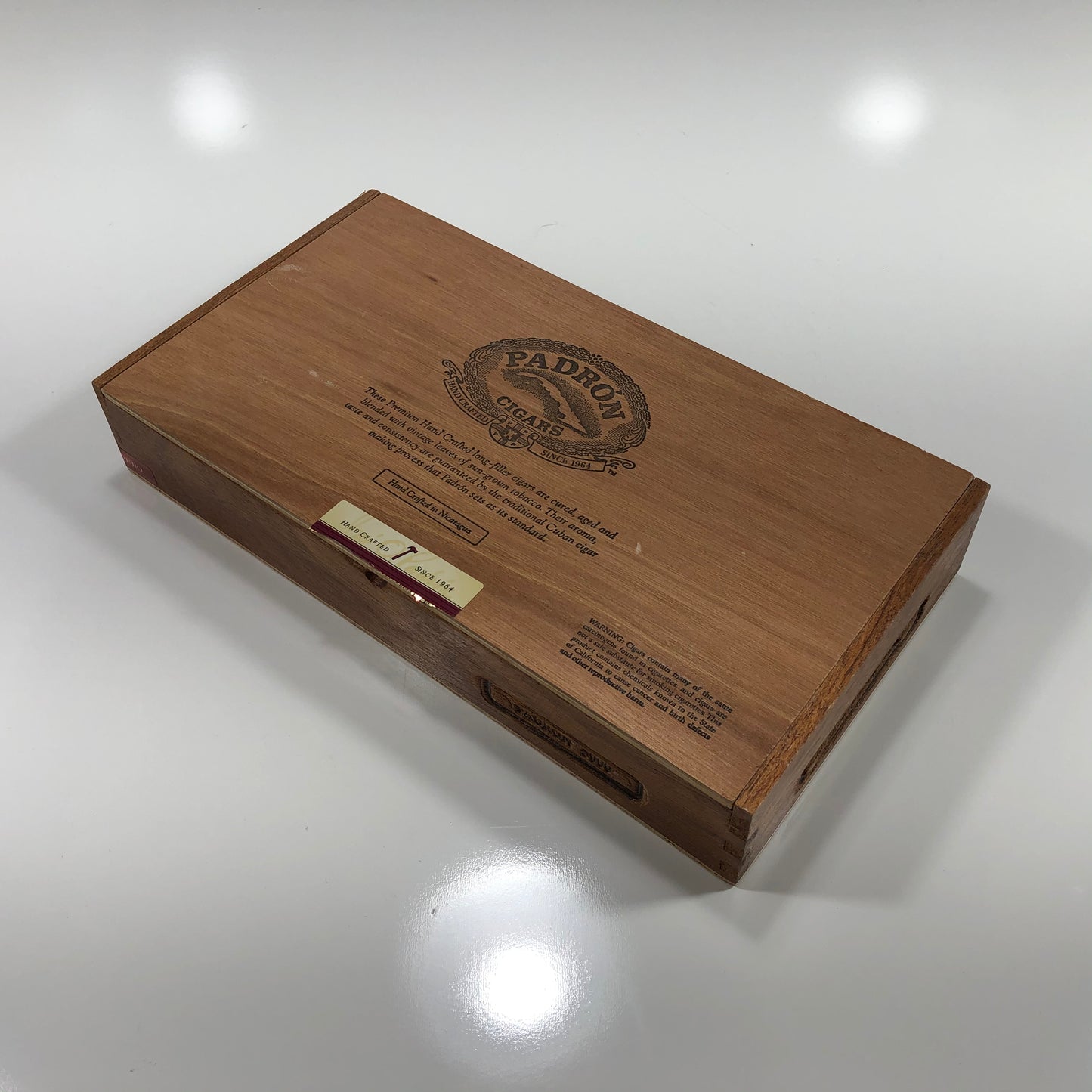 Padron 5000 Empty Wooden Cigar Box 11.5x6.25x2