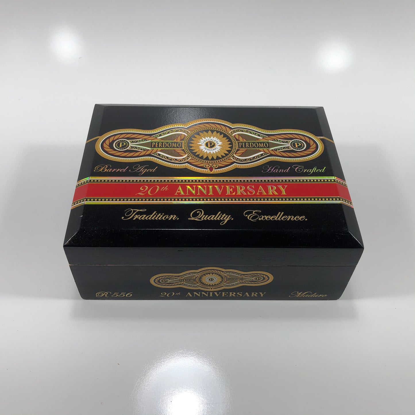 Perdomo 20th Anniversary Maduro Robusto Empty Wooden Cigar Box 8x6x3