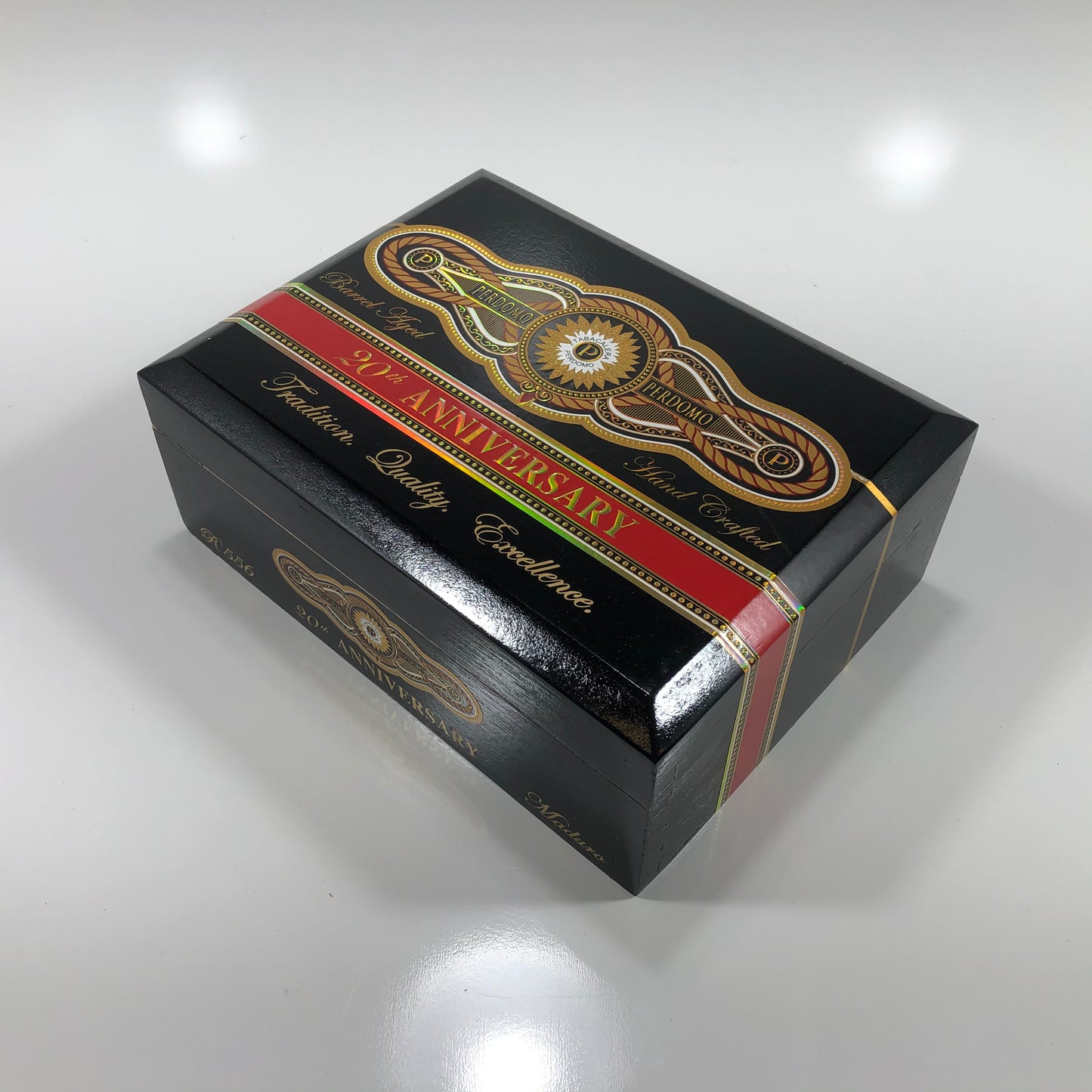 Perdomo 20th Anniversary Maduro Robusto Empty Wooden Cigar Box 8x6x3