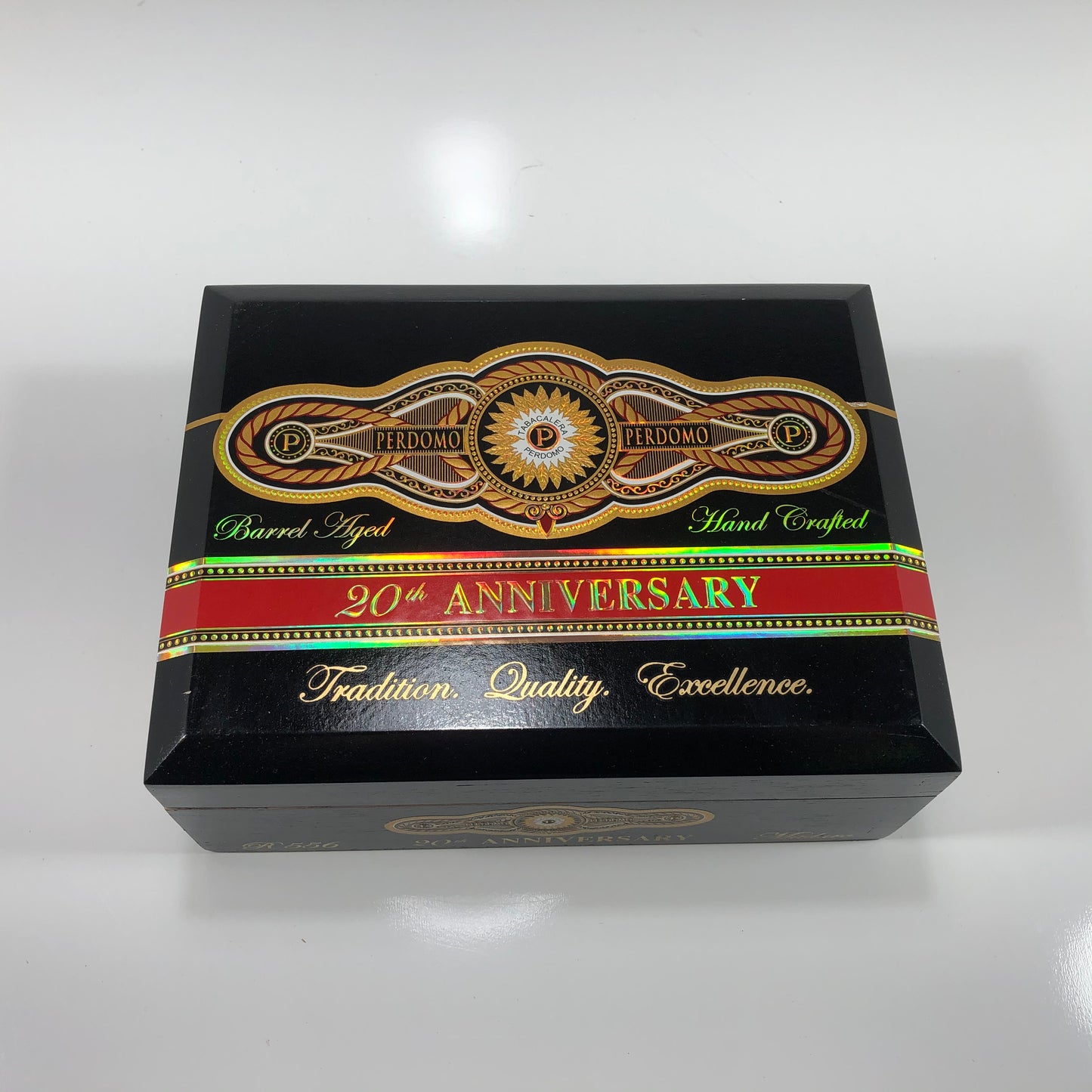 Perdomo 20th Anniversary Maduro Robusto Empty Wooden Cigar Box 8x6x3