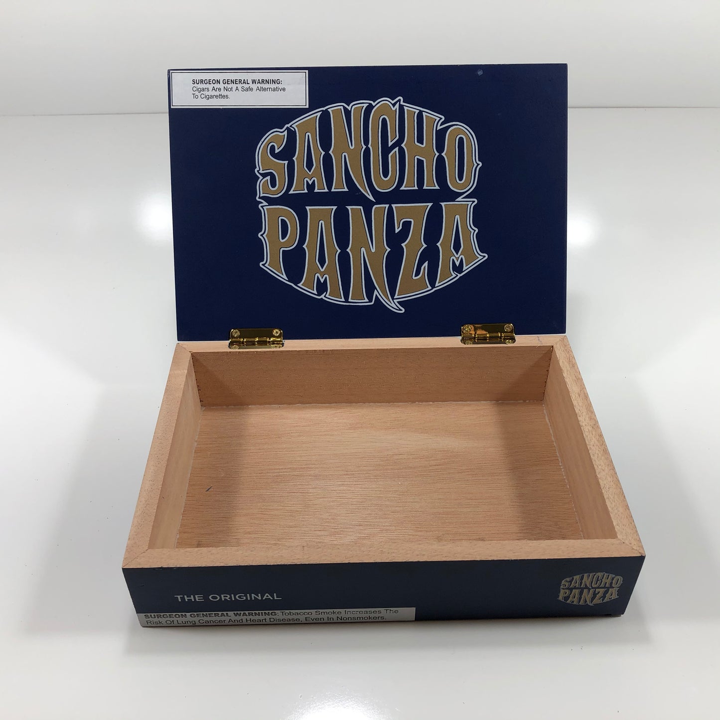 Sancho Panza Original Gigante Empty Wooden Cigar Box 10.5x7x2.5