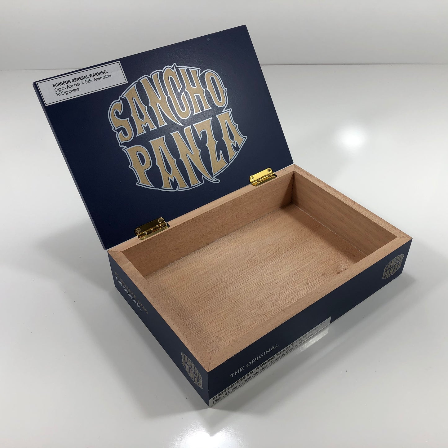 Sancho Panza Original Gigante Empty Wooden Cigar Box 10.5x7x2.5