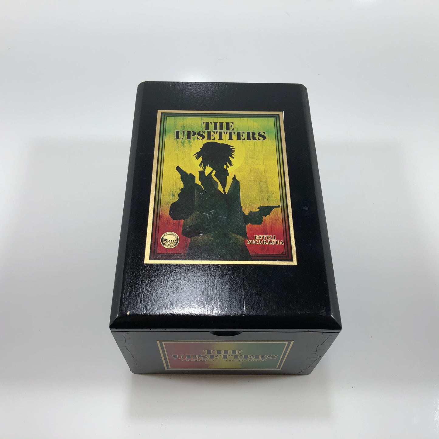 The Upsetters Zola Empty Wooden Cigar Box 4.75x7x3.75