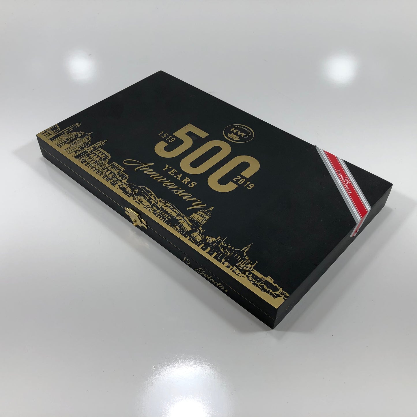 HVC 500th Anniversary Selectos Empty Wooden Cigar Box 11.75x6.75x1.25