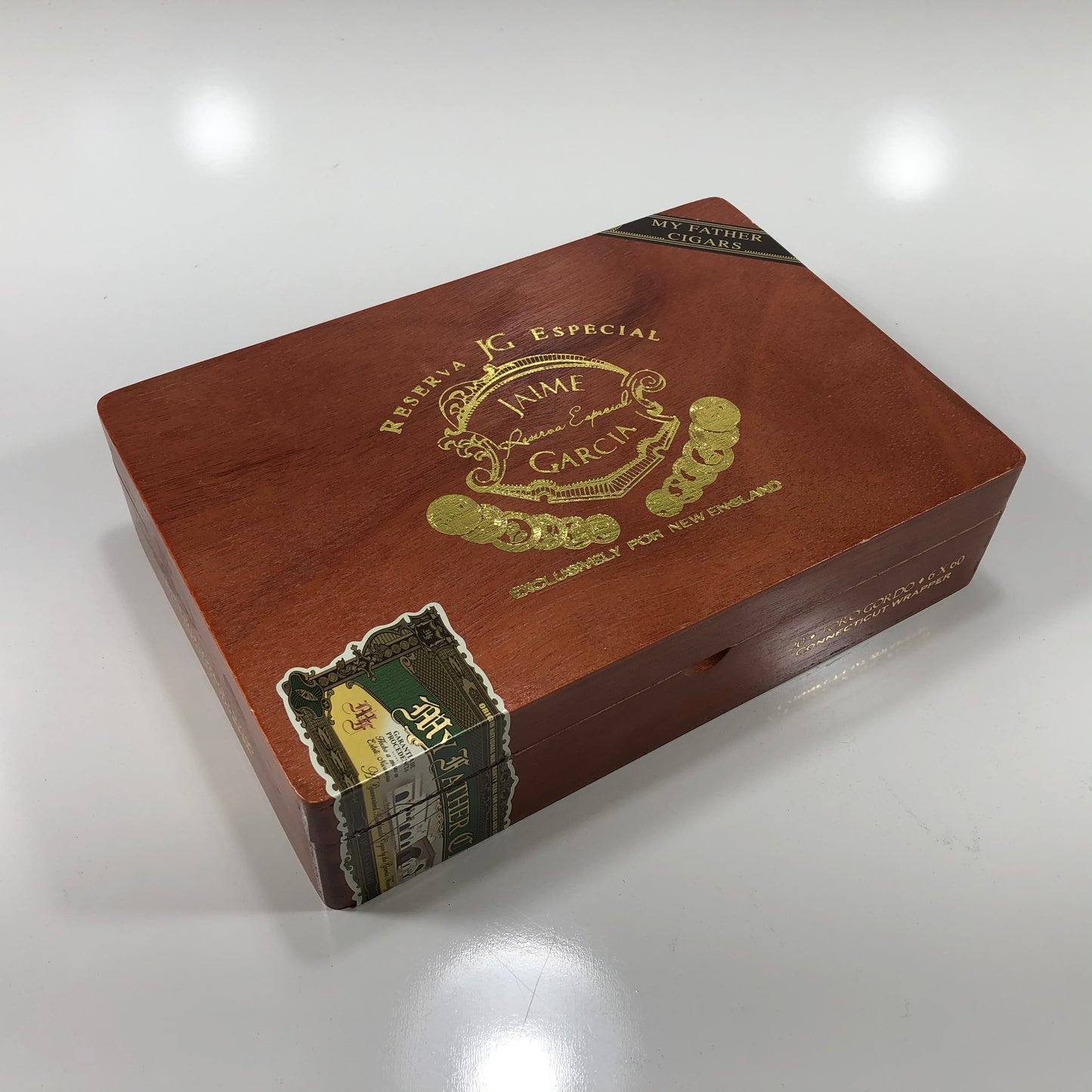 Jamie Garcia Conn Toro Gordo Empty Wooden Cigar Box 10.25x7x2.5