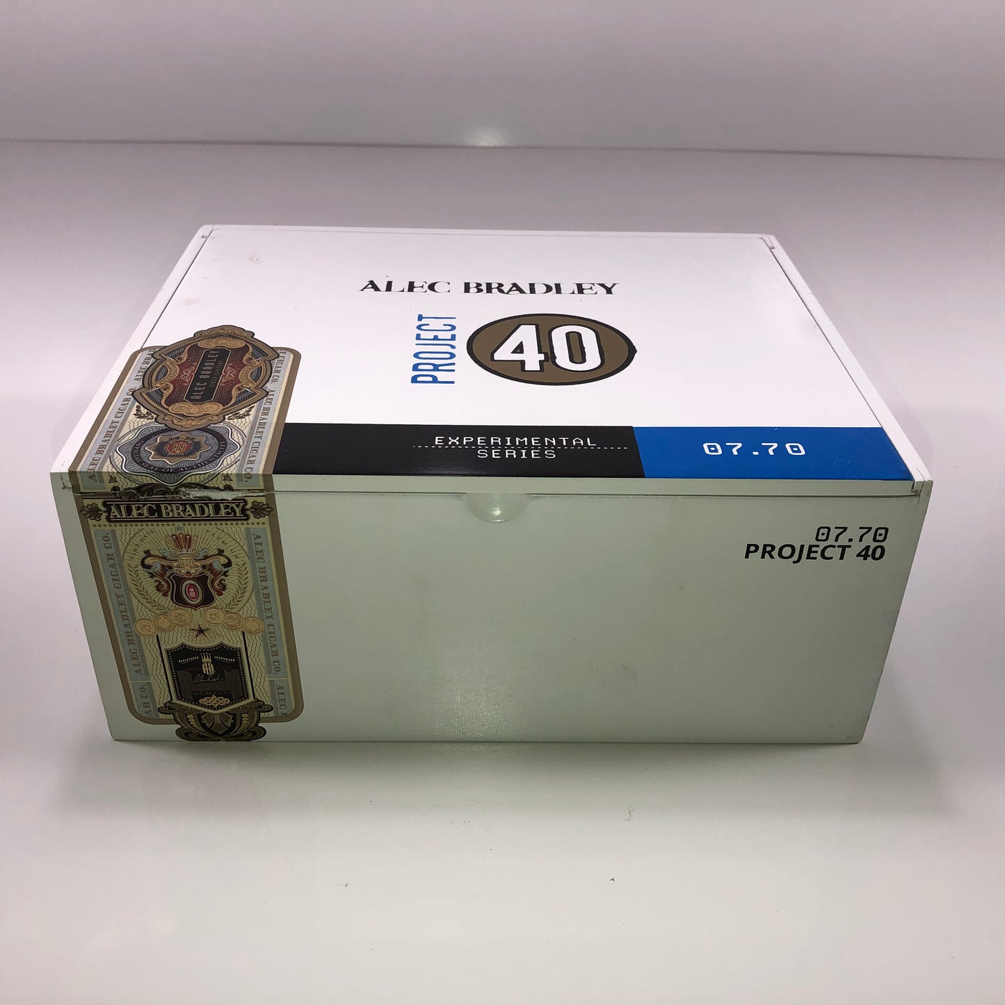 Alec Bradley Project 40 770 Empty Wooden Cigar Box 9.25x7.75x4