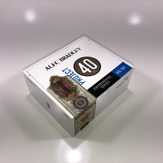 Alec Bradley Project 40 Robusto Empty Wooden Cigar Box 6.75x5.75x3