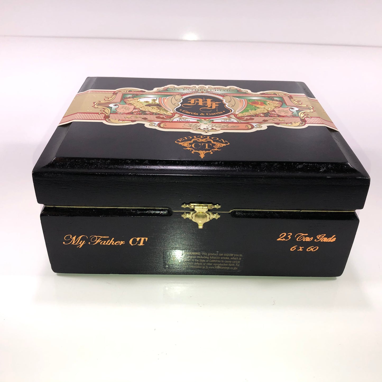 My Father Cigars Connecticut Toro Gordo Empty Wooden Cigar Box 8.25x7x3.5