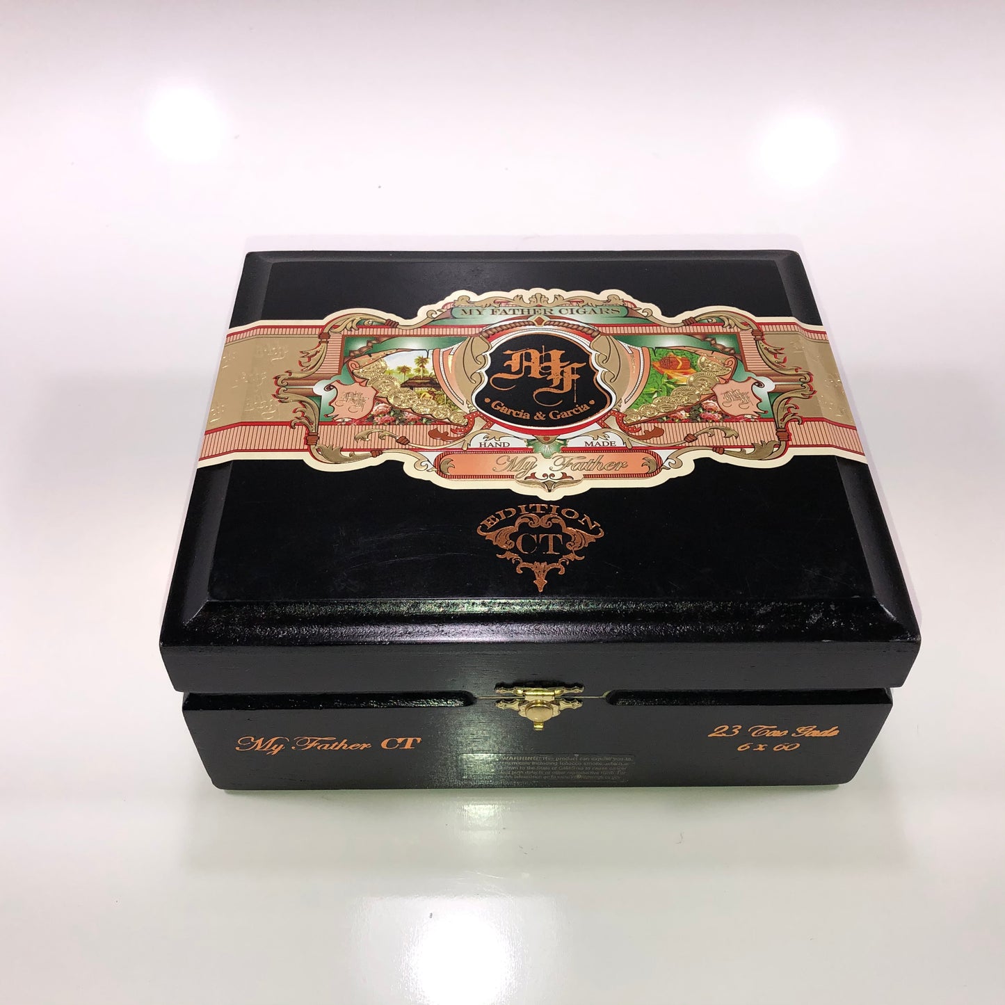 My Father Cigars Connecticut Toro Gordo Empty Wooden Cigar Box 8.25x7x3.5