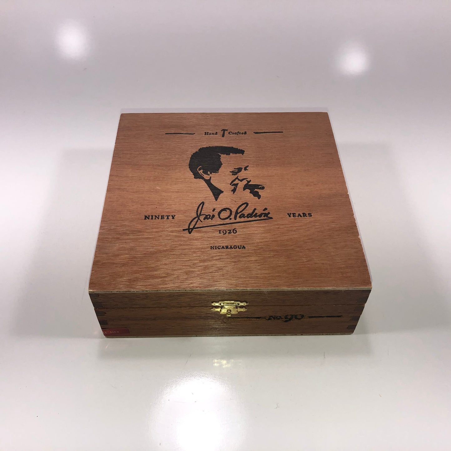 Padron No90 Empty Wooden Cigar Box 7.5x7.5x2.75