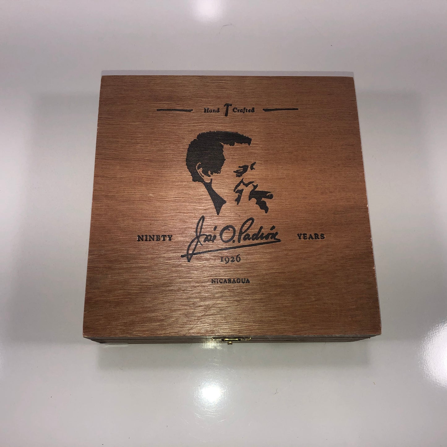 Padron No90 Empty Wooden Cigar Box 7.5x7.5x2.75