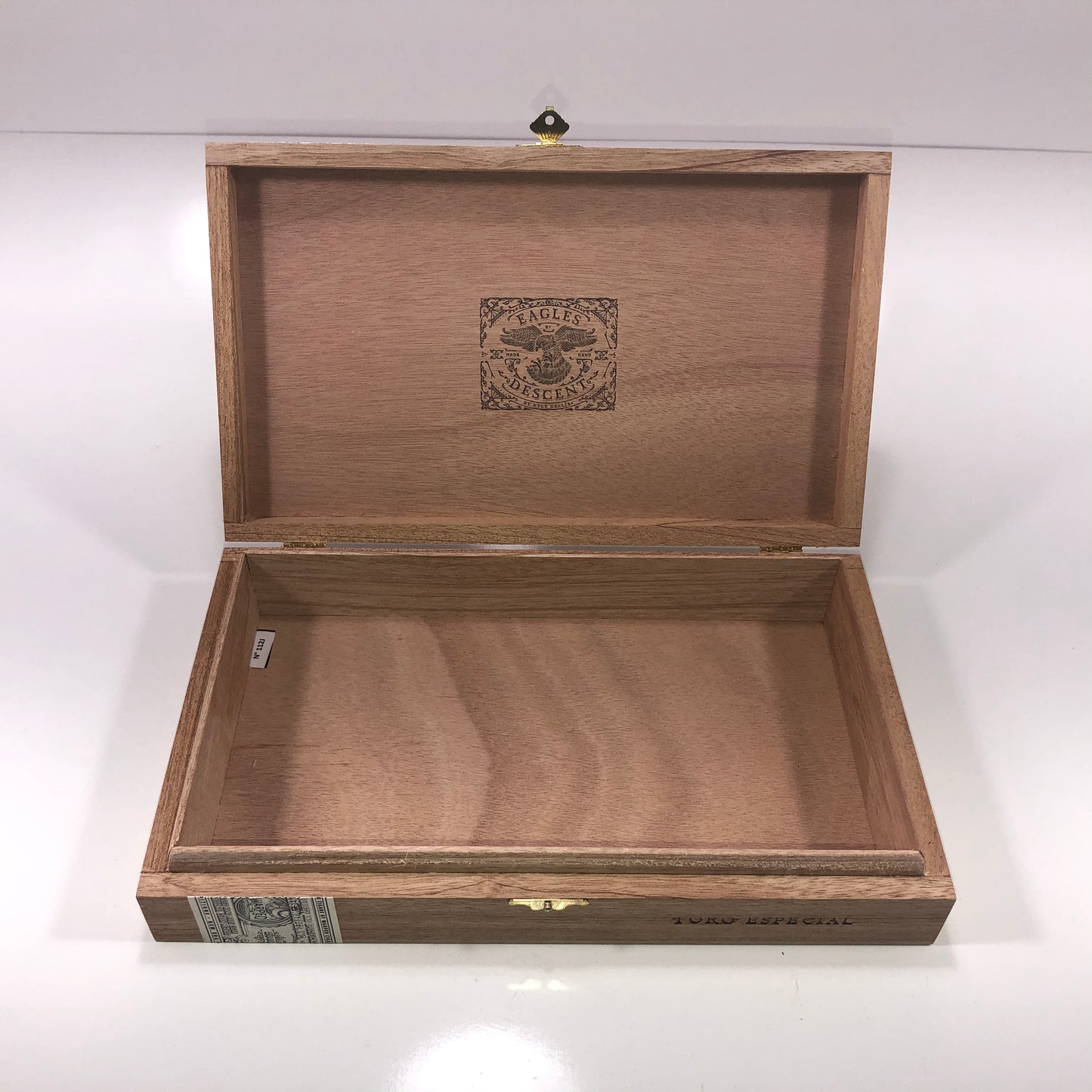 Warped Cigars Eagles Descent Empty Wooden Cigar Box 11.25x6.75x2