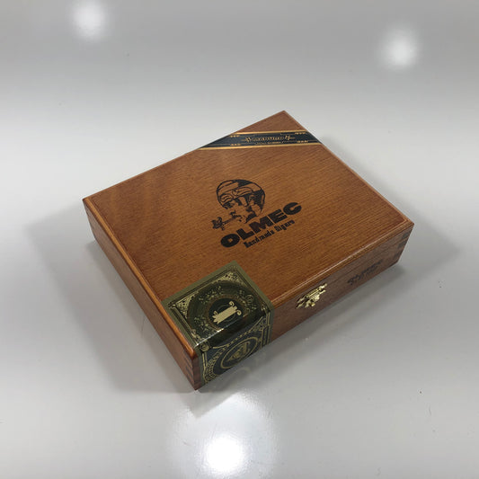 Olmec Toro Empty Wooden Cigar Box 7x6x2 (1)