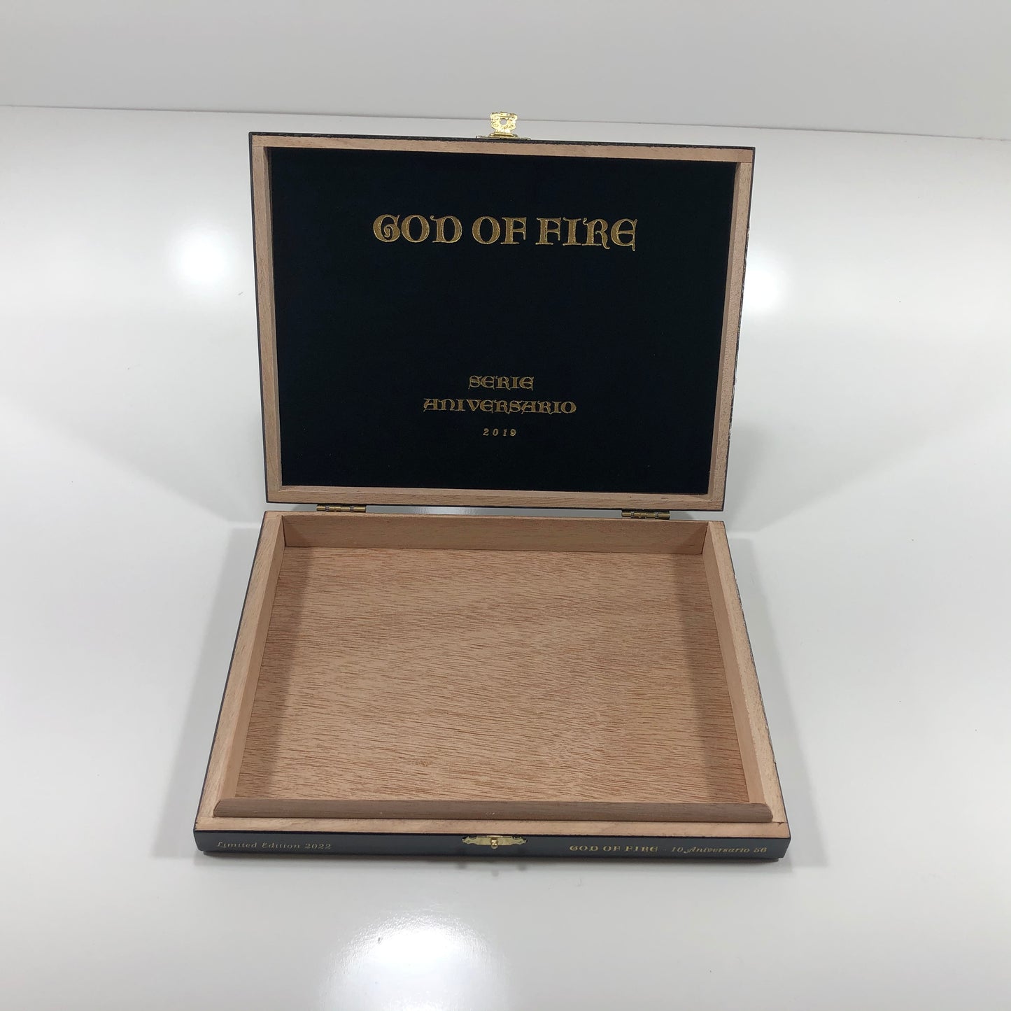 Arturo Fuente God Of Fire No56 Empty Wooden Cigar Box 9.5x7.25x1.25