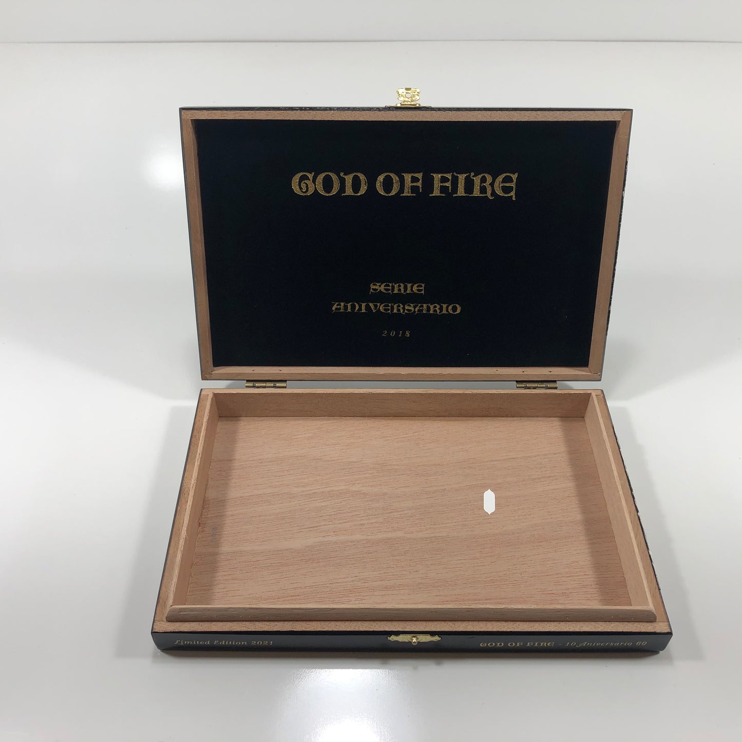 Arturo Fuente God Of Fire Aniversario No60 Empty Wooden Cigar Box 9.75x6.5x1.25