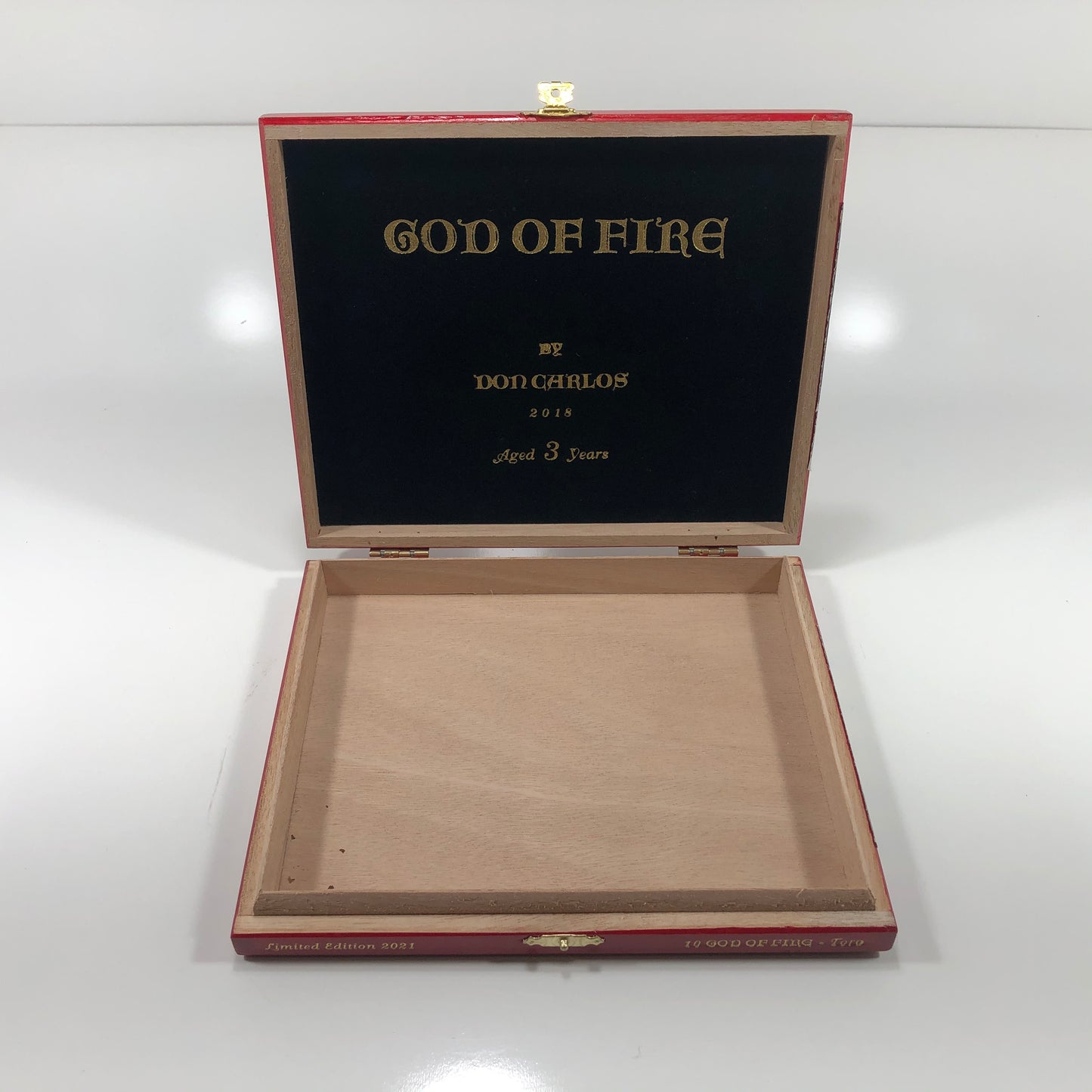 Arturo Fuente God Of Fire Toro Empty Wooden Cigar Box 8.25x7x1.25