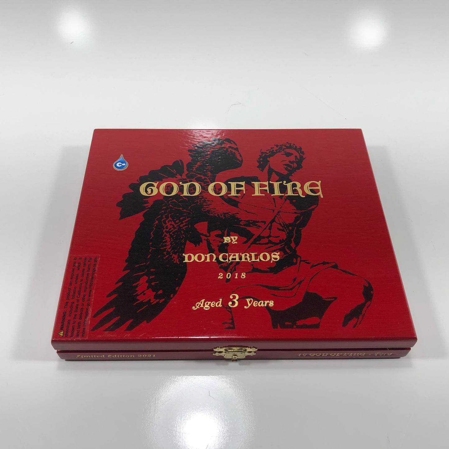 Arturo Fuente God Of Fire Toro Empty Wooden Cigar Box 8.25x7x1.25