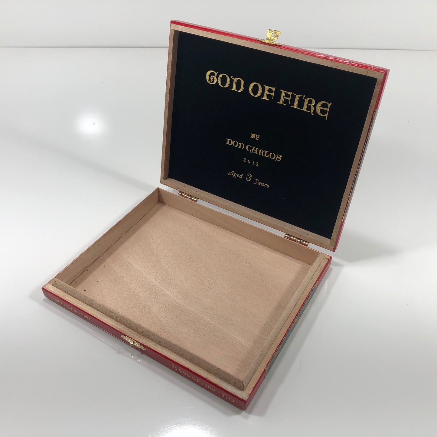 Arturo Fuente God Of Fire Toro Empty Wooden Cigar Box 8.25x7x1.25