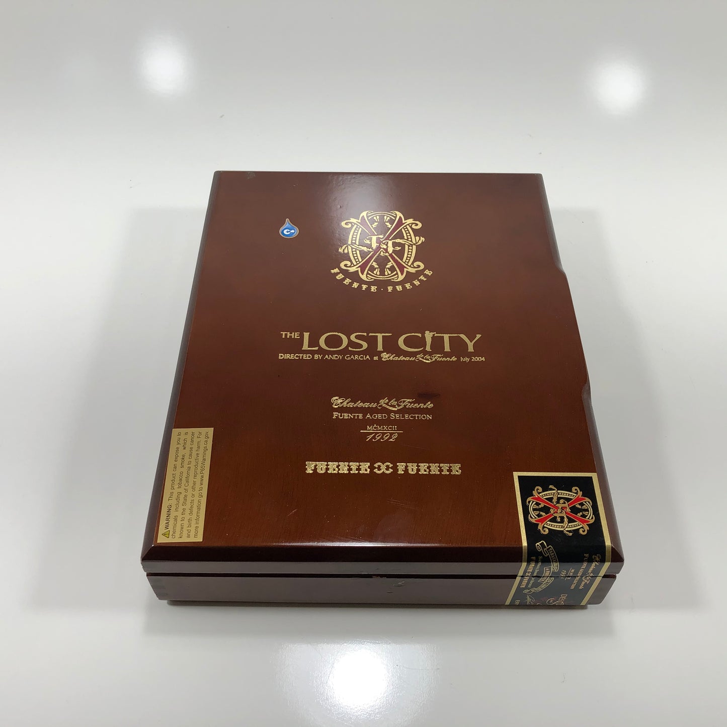 Arturo Fuente Opus X The Lost City Piramide Empty Wooden Cigar Box 10.25x8.25x2