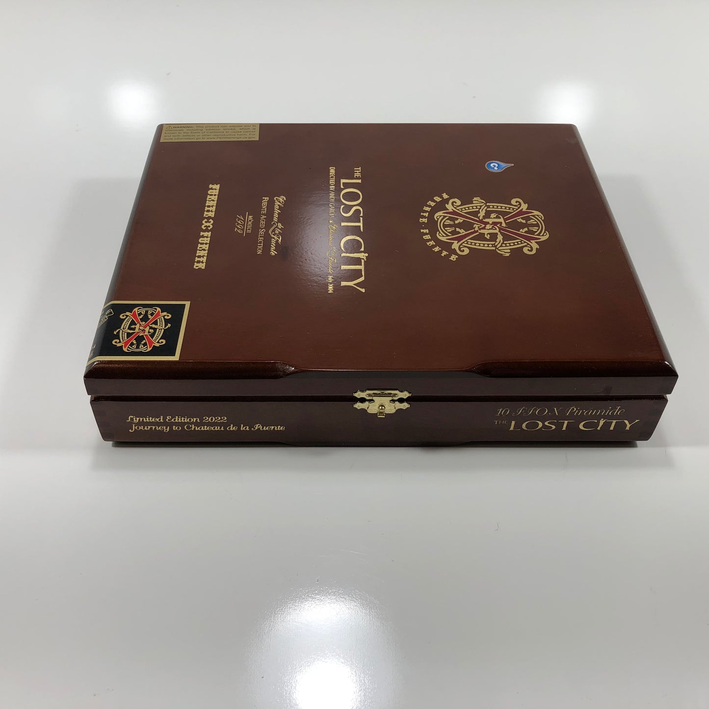 Arturo Fuente Opus X The Lost City Piramide Empty Wooden Cigar Box 10.25x8.25x2