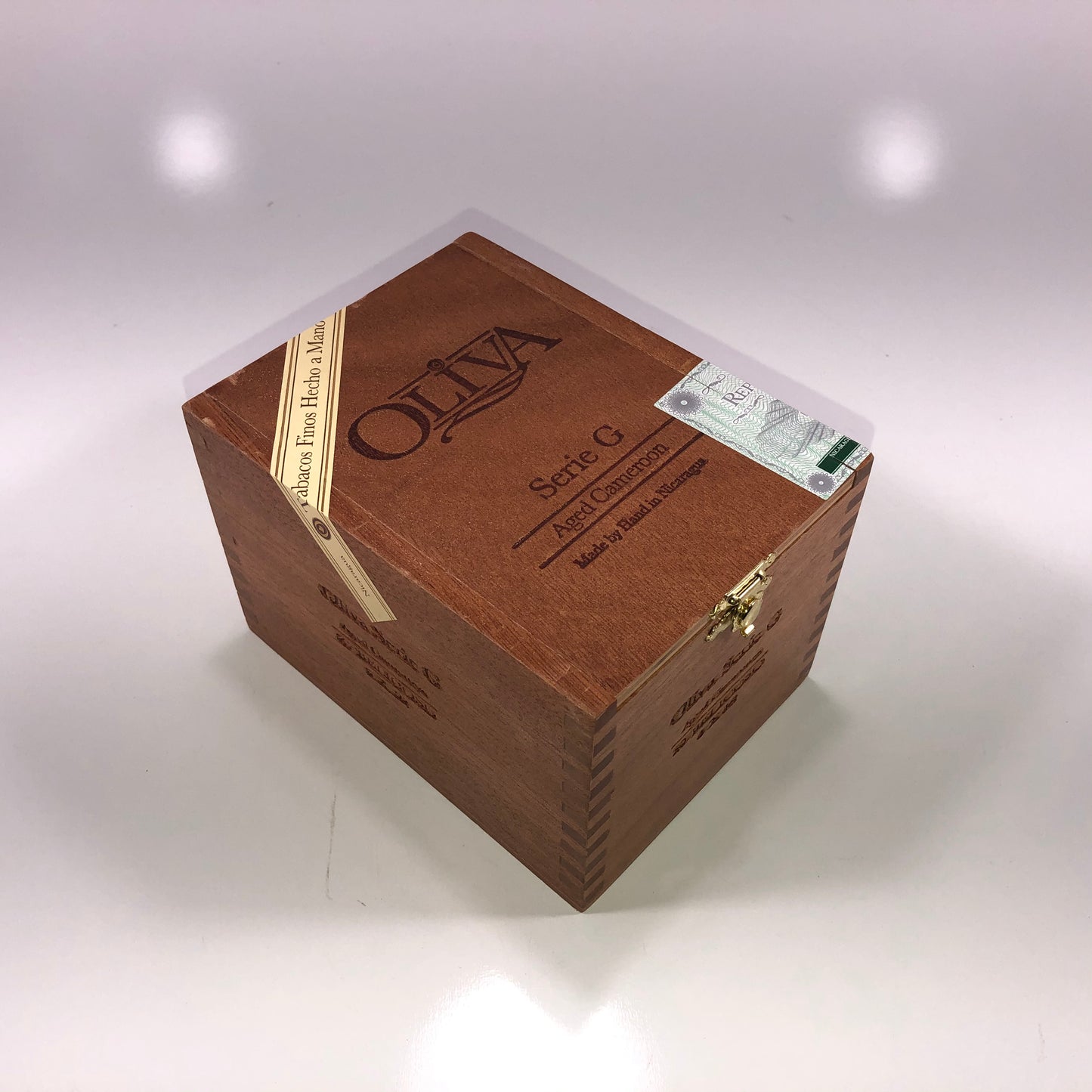 Oliva Serie G Belicoso Empty Wooden Cigar Box 4.25x6x4